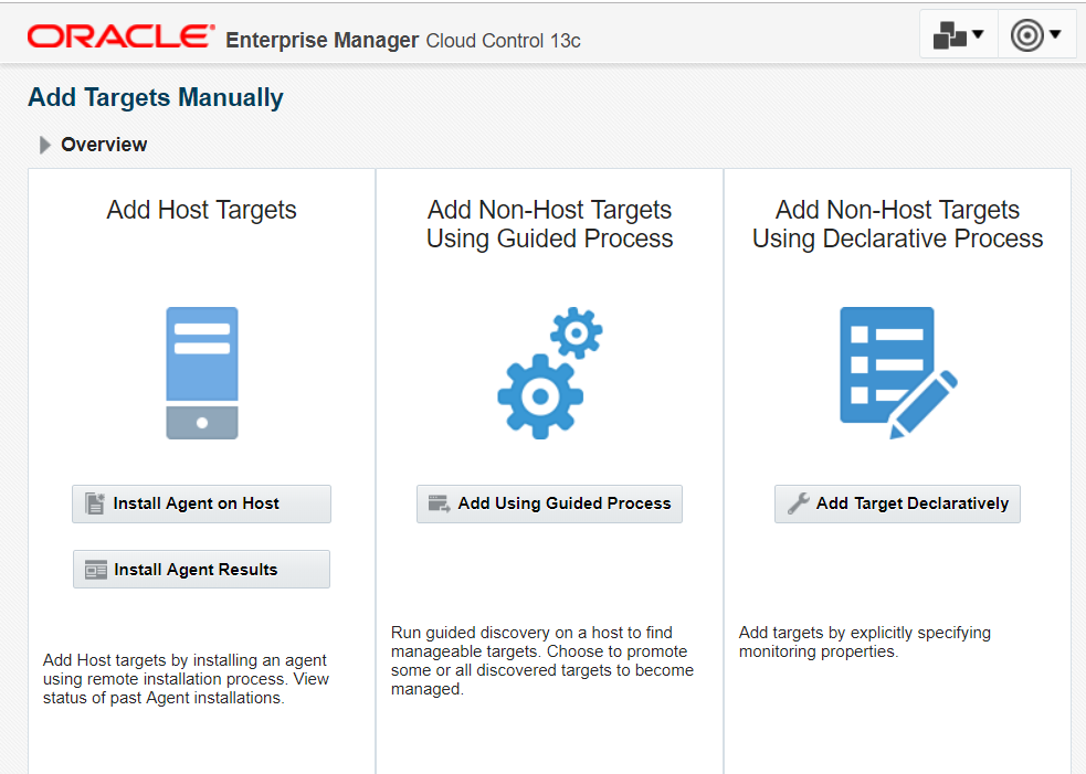 Hosting discovery. Oracle Enterprise Manager cloud Control 13c. Oracle удалить. Cloud Control. Manageable.